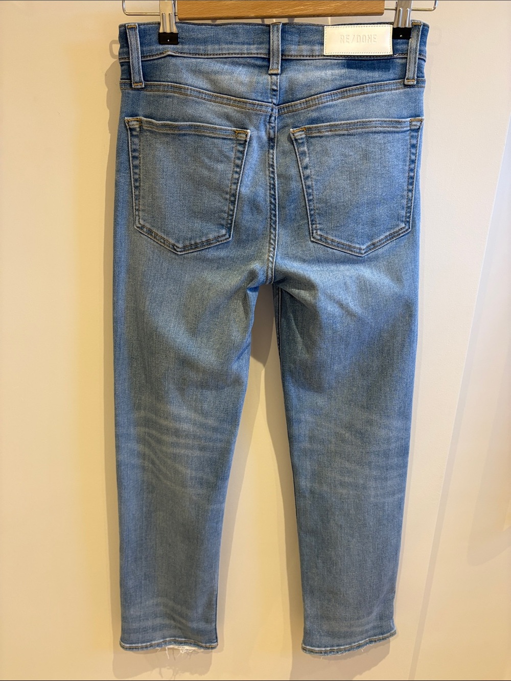 Re/Done Light Blue Skinny Jeans - Picture 3 of 4